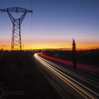 A54 Sunset- St Martin de Crau - France