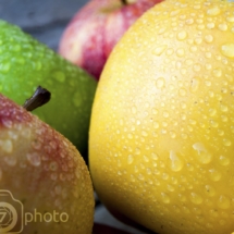 Fraicheur de la pomme en lumière naturelle