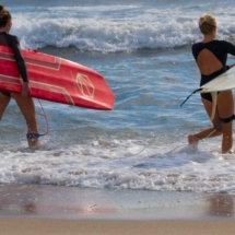 Surfing Girls Epluchures Beach - Marseille - France