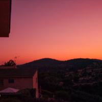 Sunset in Rio Cofio - Robledo De Chavelaz - Spain