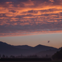 Sunrise and Clouds - Les Mees - France