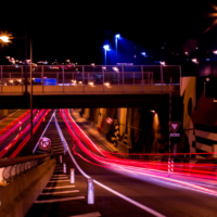 A50 by night - Marseille - France