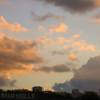 Clouds & Rising Sun over Marseille - France