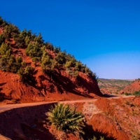 Dans la Vallée de l'Ouririka vers Marrakech - Maroc