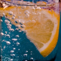 Lemon and Sparkling Water