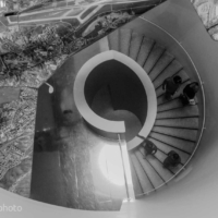 Stairs in Modern Arts Museum - Lisbon - Portugal