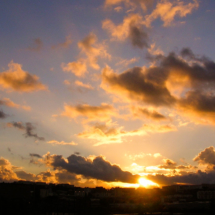 Rising Sun over Marseille - France