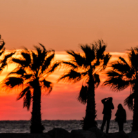 Windy Sunset - Marseille - France