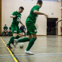 Les Verts contre les Bleus ! AFC - Gallia Club Uchaud Futsal - Lançon de Provence - France