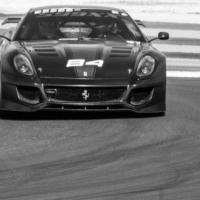 Ferrari 599 XX N°84 - BnW - XX Programme - Circuit Paul Ricard - France-2